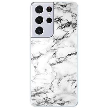 iSaprio White Marble 01 pro Samsung Galaxy S21 Ultra (marb01-TPU3-S21u)