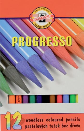 Koh-i-noor pastelky PROGRESSO dlouhé sada 12 ks