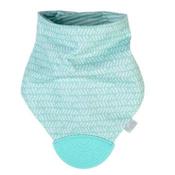 Saro Baby oboustranný slintáček s kousátkem Mint (SB165438)