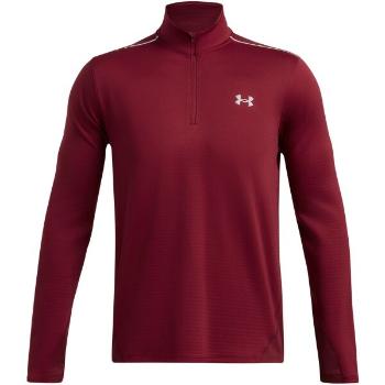 Under Armour VANISH CW 1/4 ZIP Pánská mikina, červená, velikost