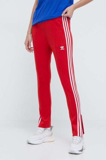 Tepláky adidas Originals SST Classic TP červená barva, s aplikací, IK6603