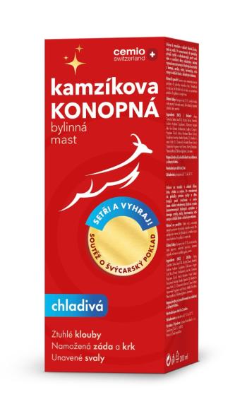 Cemio Kamzíkova konopná mast chladivá 200 ml + soutěž