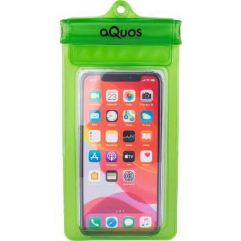 AQUOS PHONE DRY BAG Voděodolné pouzdro na mobil, zelená, velikost