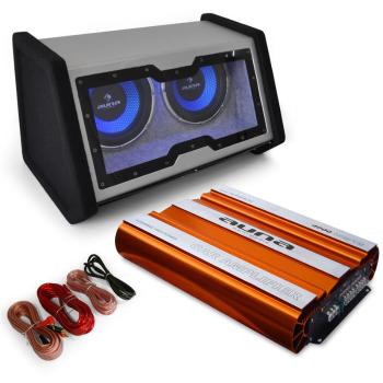 Auna Auto HiFi 0.1 set "Bassophant", koncový zesilovač, subwoofer