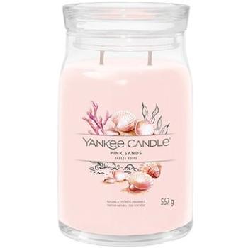 YANKEE CANDLE Signature sklo 2 knoty Pink Sands 567 g (5038581129129)