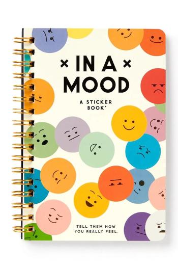 Kniha samolepek home & lifestyle In A Mood Sticker Book by Brass Monkey, English