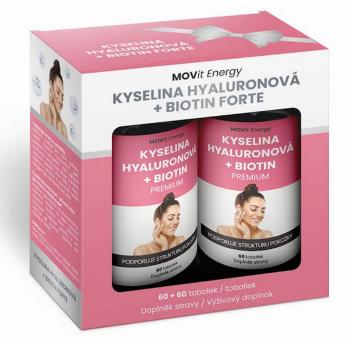 MOVIT ENERGY Beauty darčekový balíček Kyselina hyalurónová + Biotin forte 60 + 60 kapsúl