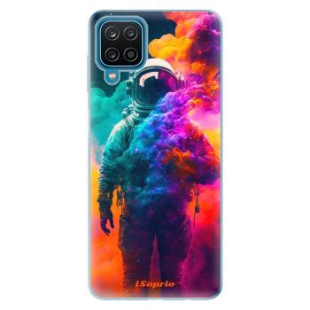 Odolné silikonové pouzdro iSaprio - Astronaut in Colors - Samsung Galaxy A12