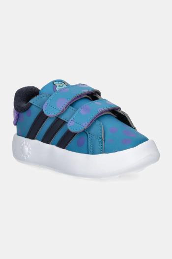 Dětské sneakers boty adidas GRAND COURT Sulley CF tyrkysová barva, IF4057