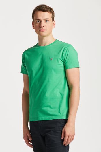 TRIČKO GANT ORIGINAL SS T-SHIRT MID GREEN