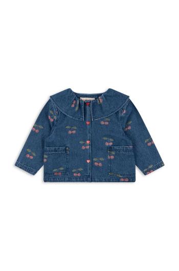 Dětská bunda Konges Sløjd MAGOT DENIM SHIRT GOTS modrá barva, KS102039