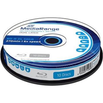 MEDIARANGE BD-R BLU-RAY 50GB 6x Dual Layer spindl 10ks (MR507)