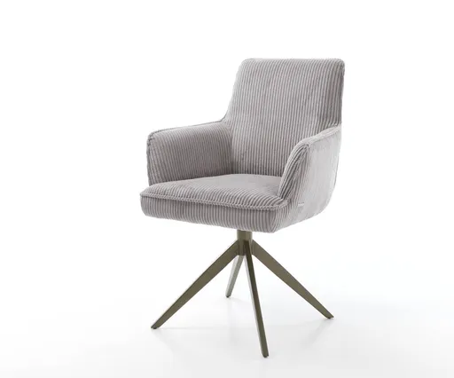 Jídelní židle Heira-Flex s područkami křížová podnož široká