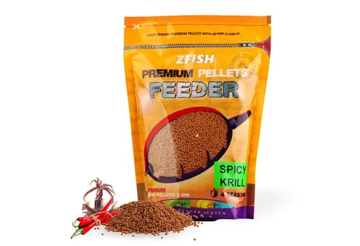 Zfish Mikro Pelety 2mm 700g - Spicy Krill,Zfish Mikro Pelety 2mm 700g - Spicy Krill