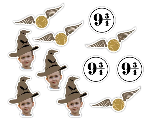 Personal Personalizované zápichy do koláčikov -  Harry Potter