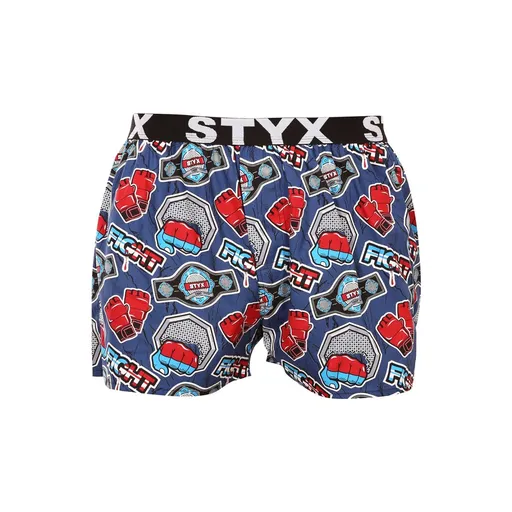Styx Pánské trenky art sportovní guma fight (B1556) XXL