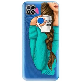 iSaprio My Coffe and Brunette Girl pro Xiaomi Redmi 9C (coffbru-TPU3-Rmi9C)