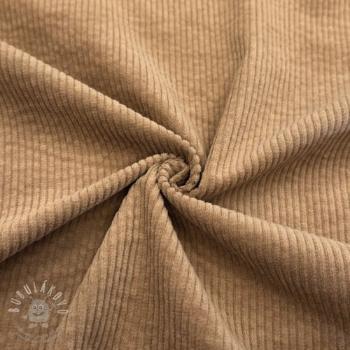 Manšestr 6W WASHED STRETCH camel