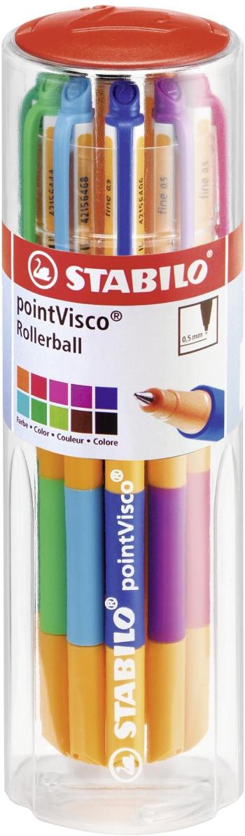 Rollertoll STABILO pointVisco, Drum, 10 szín