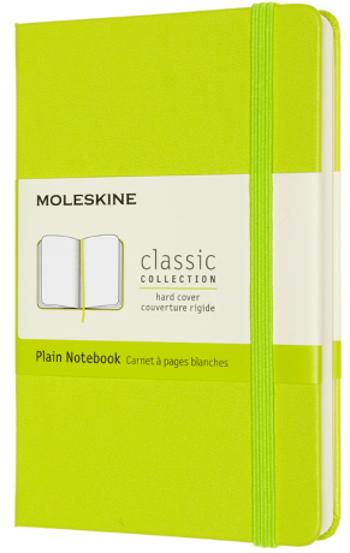 Moleskine Zápisník žlutozelený S, čistý, tvrdý