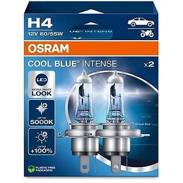 OSRAM H4 Cool Blue Intense Next Generation, 12V, 60/55W, P43t, Duobox (64193CBN-HCB)