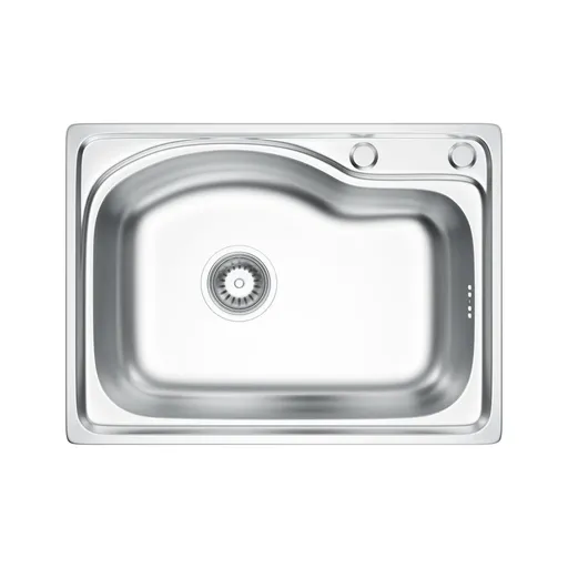 VELAZO Kuchyňský dřez Microdekor 58 × 43 z nerezové oceli VELAZ5843D