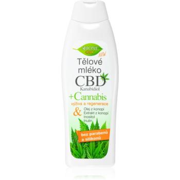 Bione Cosmetics Cannabis CBD vyživující tělové mléko s CBD 500 ml