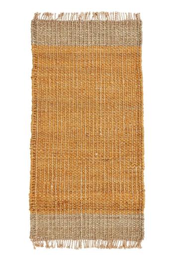 Koberec z juty House Doctor HDTrap 70 x 140 cm žltá farba