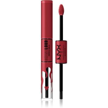 NYX Professional Makeup Shine Loud High Shine Lip Color tekutá rtěnka s vysokým leskem odstín 34 Rebel In Red Serrano 6,5 ml