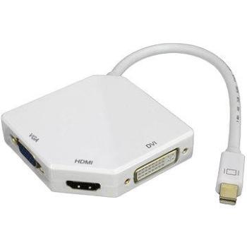 PremiumCord mini DisplayPort -> HDMI + DVI + VGA 1080p (kportadm07)