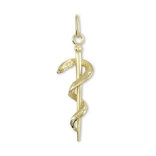 Soliter Zlatý přívěsek Aeskulapova hůl 241 001 00775
