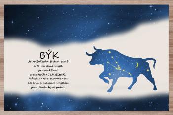 Prostírání Býk (21.4. - 21.5.) - modré