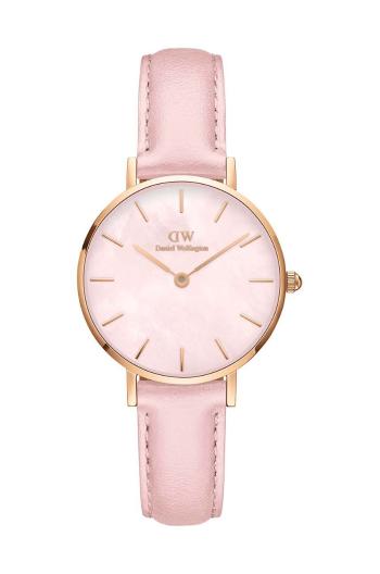 Hodinky Daniel Wellington Petite 28 Pink leather růžová barva