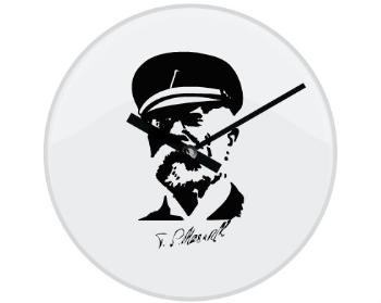 Hodiny skleněné Masaryk