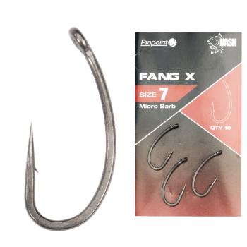 Nash háčky pinpoint fang x micro barbed-velikost 6