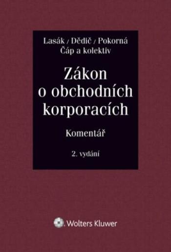 Zákon o obchodních korporacích - Jan Lasák