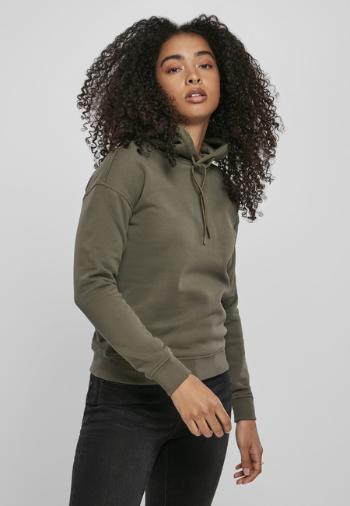 Urban Classics Ladies Organic Hoody olive - XXL