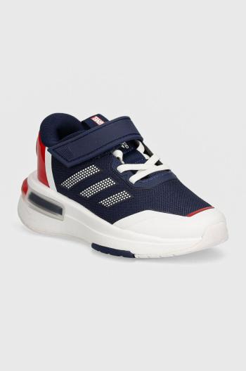 Dětské sneakers boty adidas MARVEL CAP Racer EL K tmavomodrá barva