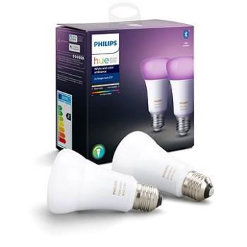 Philips Hue White and Color ambiance 6,5W E27 set 2ks (929002489602)