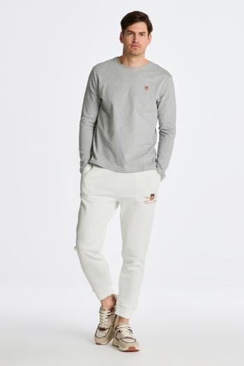 TEPLÁKY GANT ARCHIVE SHIELD SWEAT PANTS EGGSHELL