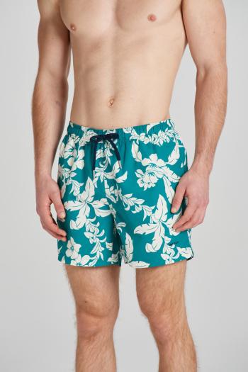 PLAVKY GANT PALM LEI PRINT SWIM SHORTS OCEAN TURQUOSIE