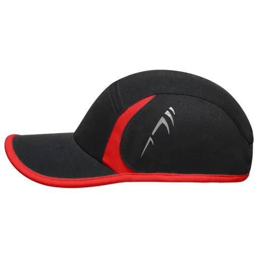 Myrtle Beach (Daiber) Běžecká kšiltovka MB6544 - Černá / červená | uni