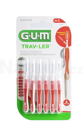 GUM Trav-Ler mezizubní kartáčky 0,8 mm 6 ks