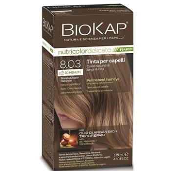 BIOKAP Delicato Rapid Barva na vlasy - 8.03  Přírodní světlá blond 135 ml (8030243021175)