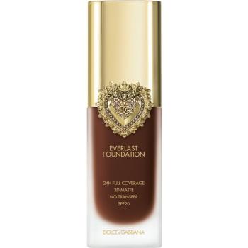 Dolce&Gabbana Flawless Everlast Foundation intenzivně krycí make-up s dlouhotrvajícím efektem SPF 20 odstín 39N DEEP 27 ml