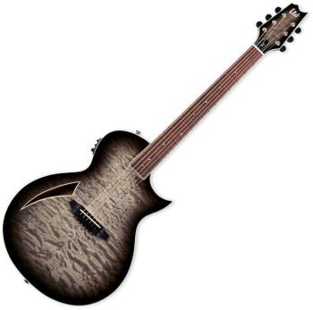 ESP LTD TL-6 QM Charcoal Burst Elektroakustická kytara