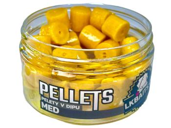 LK Baits Pop-up Pelety v dipu Med 40g