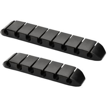 AlzaPower Long Cable Clips 2 pcs černé (APW-COGLC2B)