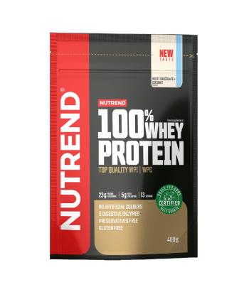 Nutrend 100% Whey Protein bílá čokoláda + kokos 400 g