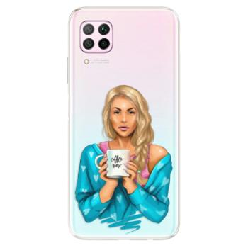 Odolné silikonové pouzdro iSaprio - Coffe Now - Blond - Huawei P40 Lite